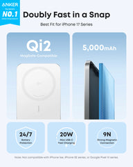 Anker Nano Power Bank (5K, MagGo, Slim) | Customizable