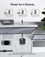 Anker Nano Charging Station (6-in-1, 67W) and Anker 140W 2-in-1 USB-C to USB-C Cable