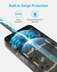 Anker 351 Power Strip, 2-pack