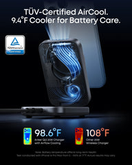 Anker Prime Wireless Charging Station (3-in-1, MagGo, AirCool, Foldable)